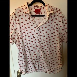 Lobster collared button down shirt